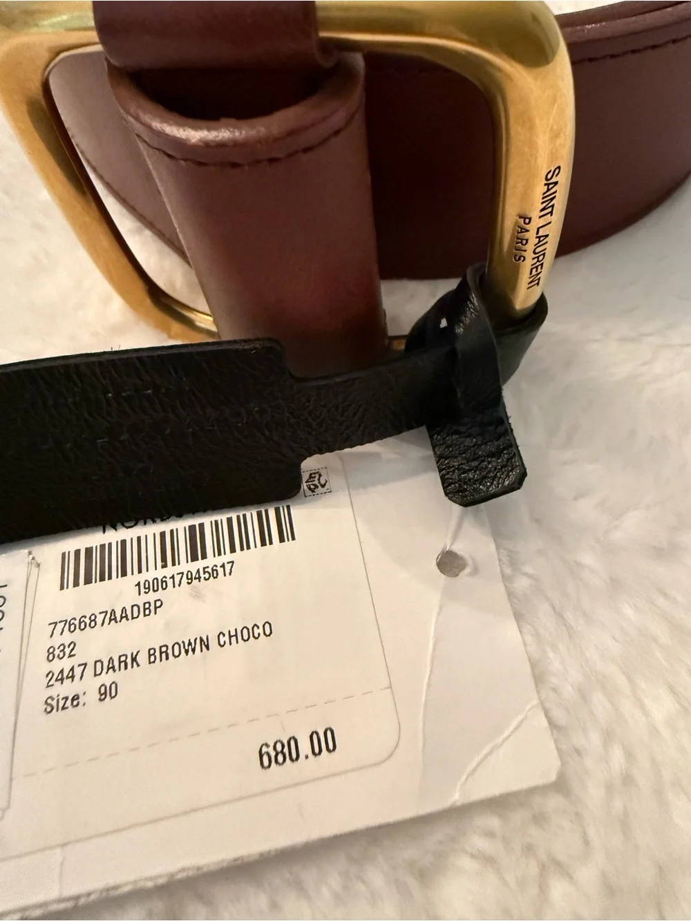 Saint Laurent engraved discreet